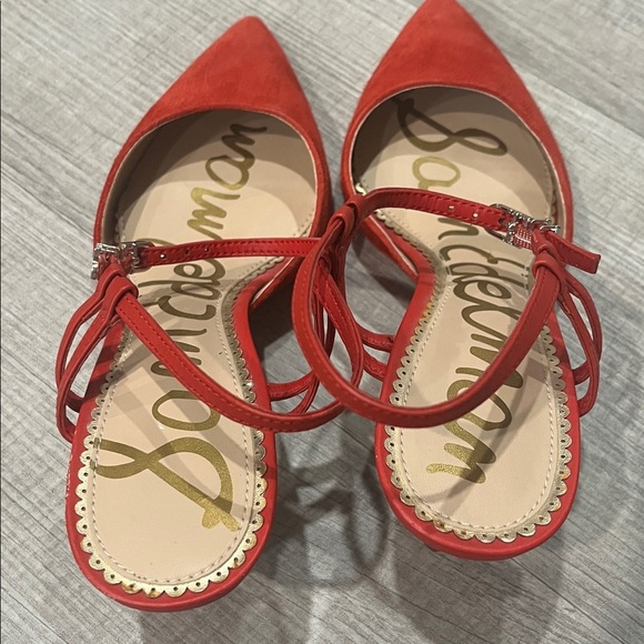 Sam Edelman Scarlet Red Heels - Picture 7 of 9
